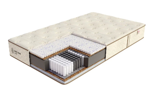 Materac multipocketowy SENTI 160x200  KOKOS 26 cm LATEKS, EUCAFEEL