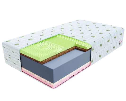Materac piankowy 22 cm H3/H4 SAVANA 160x200 LATEKS VISCO KOKOS
