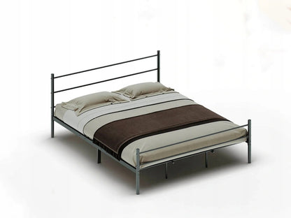 Łóżko metalowe 160x200 STEEL SERIES Czarne