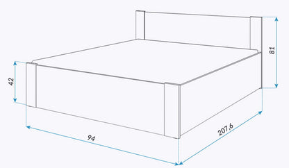 Łóżko Parterowe 90x200 ORLEAN