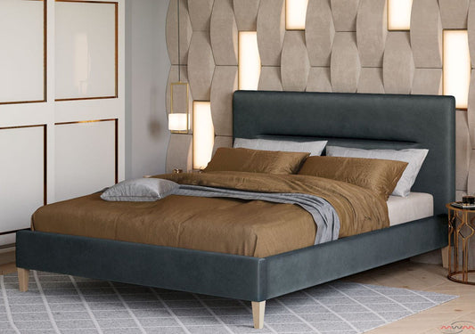 Łóżko Tapicerowane KAROLA 120x200 Skandynawskie