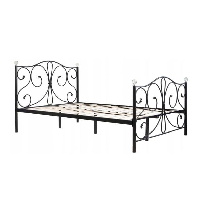 Łóżko Metalowe Podwójne CRISTAL 160x200