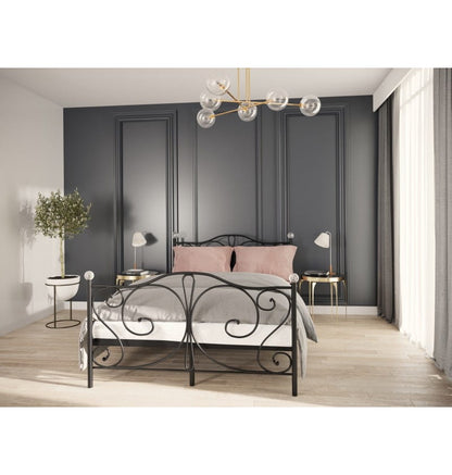 Łóżko Metalowe Podwójne CRISTAL 160x200