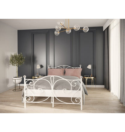 Łóżko Metalowe Podwójne CRISTAL 160x200