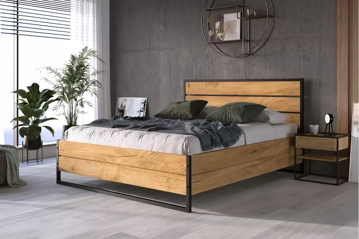 Łóżko Podnoszone LOFT 180x200 z Pojemnikiem