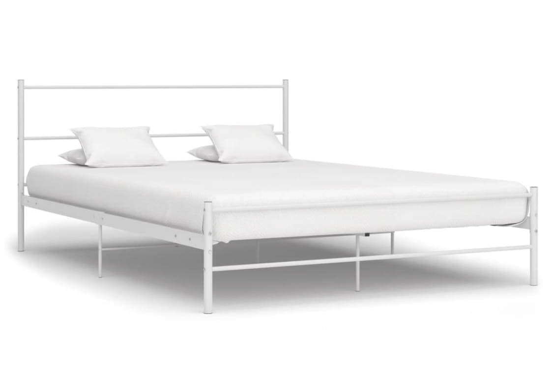 Łóżko metalowe 120x200 STEEL SERIES Białe