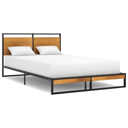 Łóżko Metalowe Młodzieżowe LOFT Classic 2 160x200 Dąb