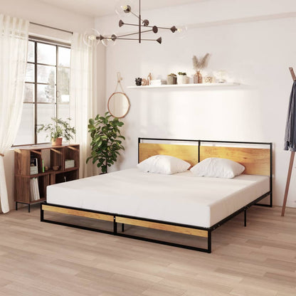 Łóżko Metalowe Młodzieżowe LOFT Classic 2 200x200 Dąb