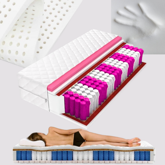 Materac Kieszeniowy Pro Memory Komfort 80x200 24 cm H2/H3 9 Stref