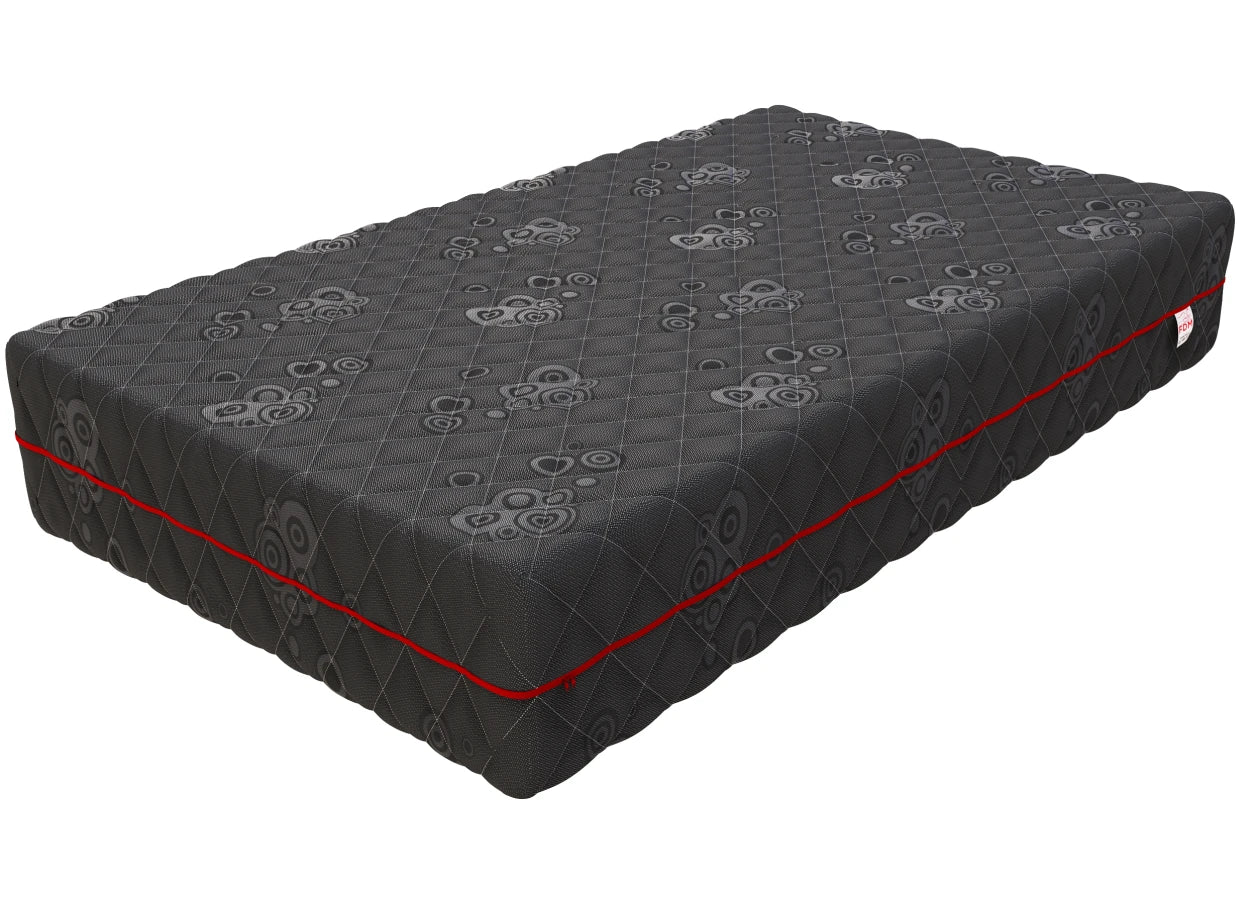 Pokrowiec na materac JACQUARD CZARNY