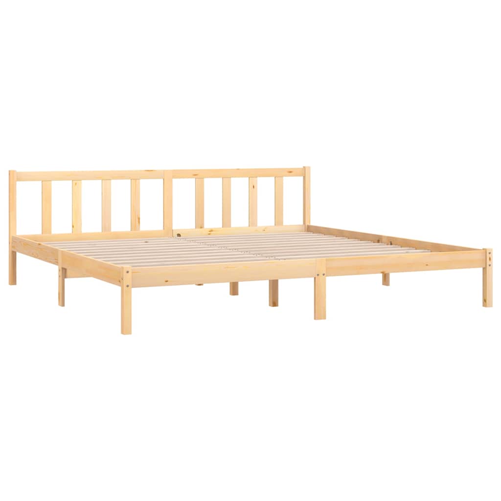 Łóżko Sosnowe 200x220 Drewniane Małżeńskie