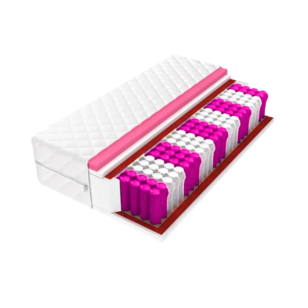 Materac Kieszeniowy Pro Memory Komfort 200x220 19 cm H2/H3 9 Stref