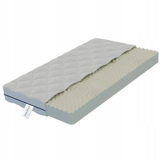 Materac piankowy 200x200 Masujący 13 cm 7 strefowy