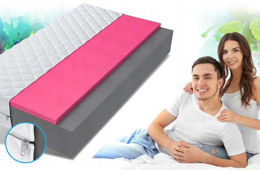 Materac Oaza Senior 180x200 Pianka MEMORY 17cm H3/H4