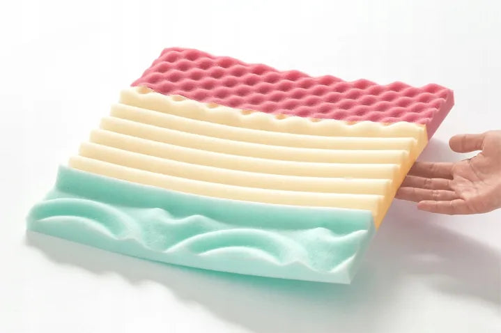 Materac nawierzchniowy 80x200 masujący profilowany 8cm topper