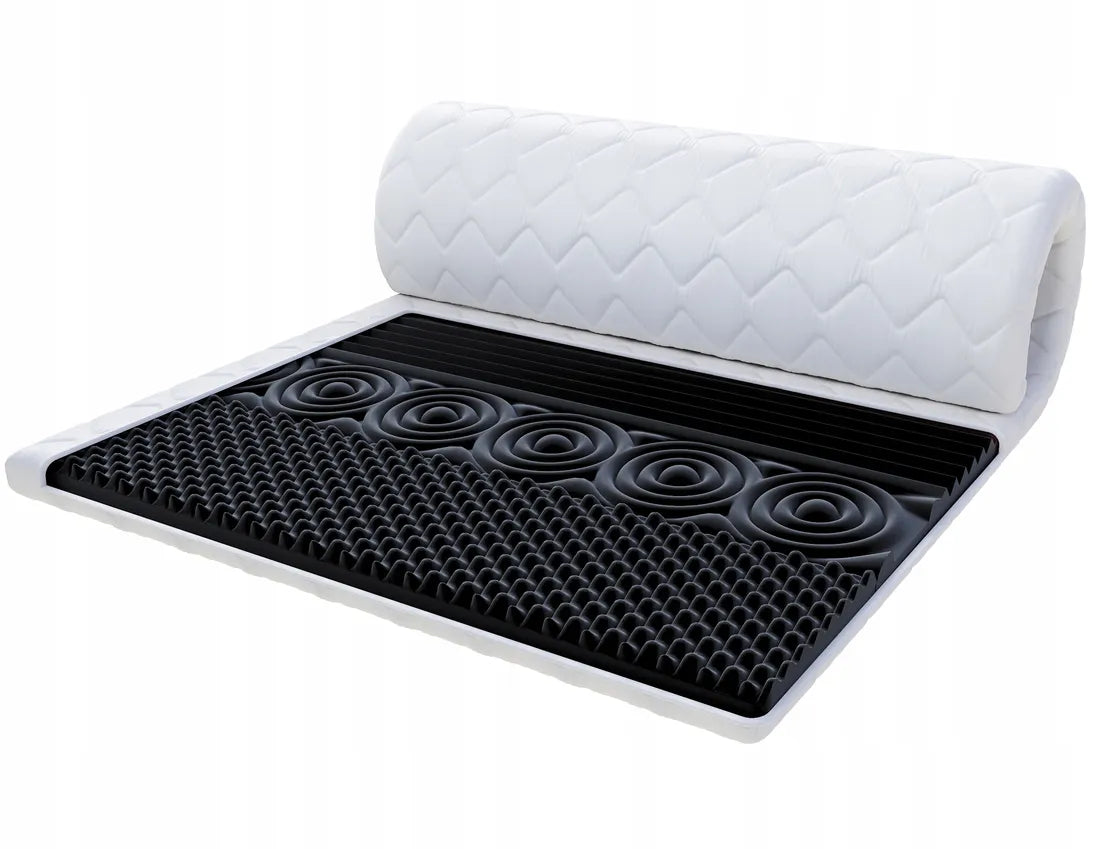 Materac nawierzchniowy 120x200 UNICA topper masujący 8cm