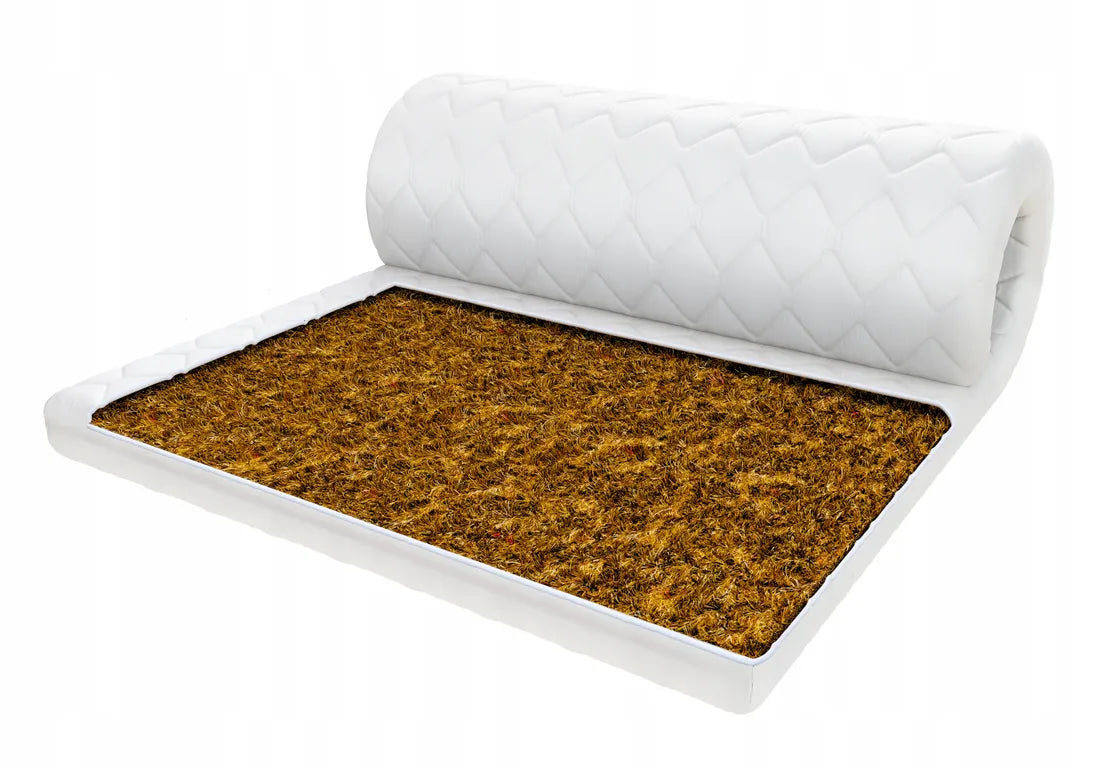 Materac nawierzchniowy 120x200 kokos Topper 3cm Twardy H5
