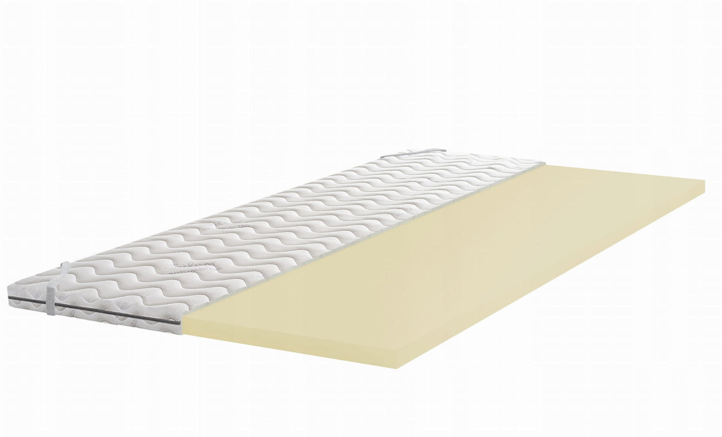 Materac nawierzchniowy H2 Topper 120x200 z pianki termoplastycznej Visco Memory